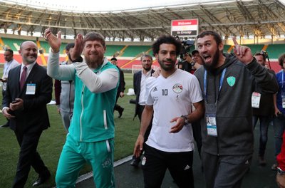 Mohamedas Salah ir Ramzanas Kadyrovas