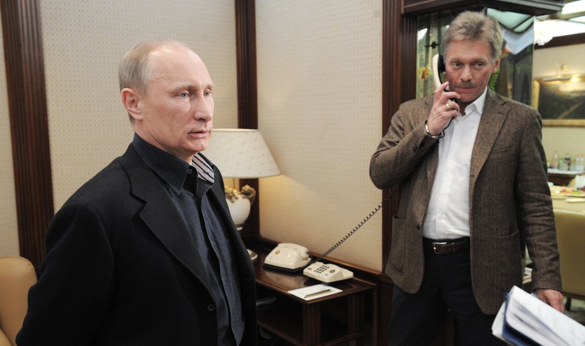 V. Putinas ir D. Peskovas