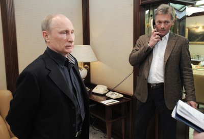 V. Putinas ir D. Peskovas