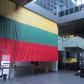 Vilniaus Balsių pagrindinėje mokykloje - didžiulė trispalvė