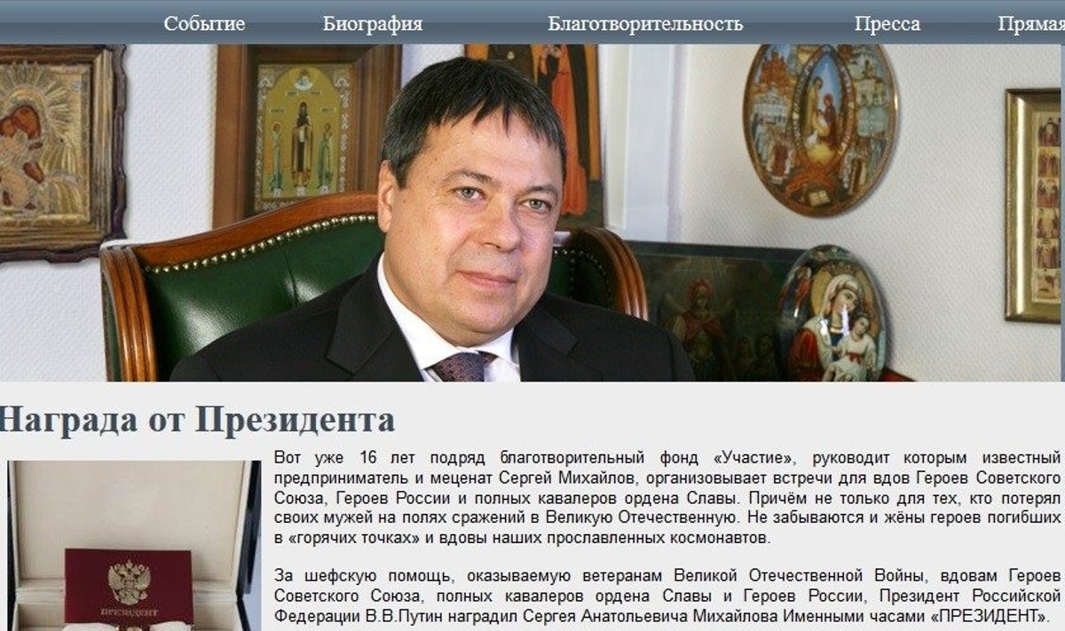 Sergejus Michailovas, sergey-mihailov.ru nuotr.