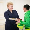 Prezidentė palinkėjo olimpiečiams garbingai atstovauti Lietuvai