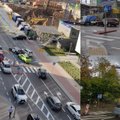 Вильнюсцы не верят своим глазам: на одной из улиц временно появились два перехода и островки безопасности