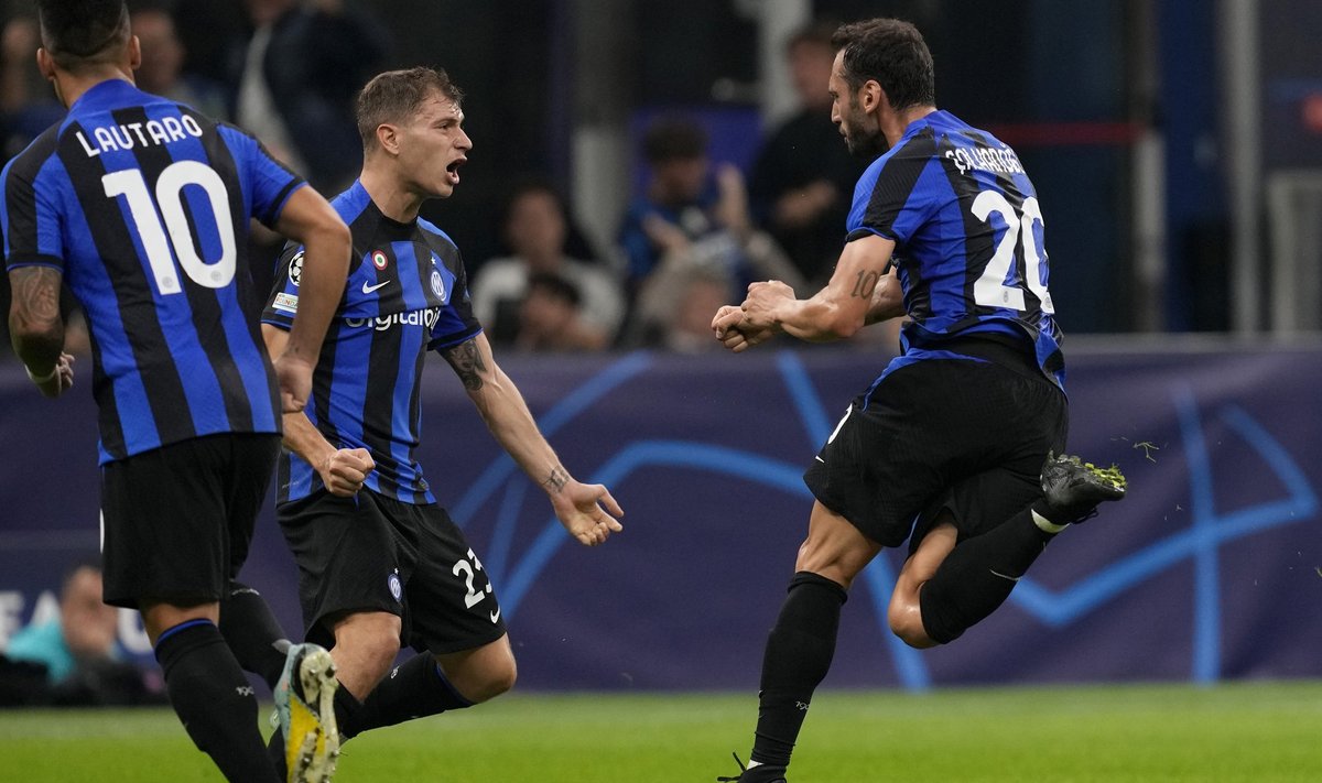 Milano "Inter" laimėjo prieš "Barcelonos" futbolininkus