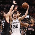 „Spurs“ persvėrė NBA Vakarų konferencijos pusfinalio serijos rezultatą