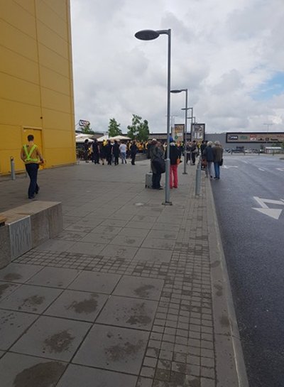Evakuojama „IKEA“ parduotuvė Vilniuje