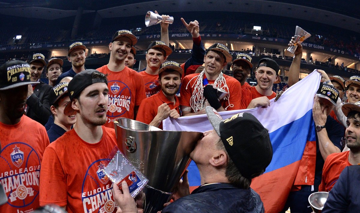 Maskvos CSKA krepšininkai – Eurolygos čempionai