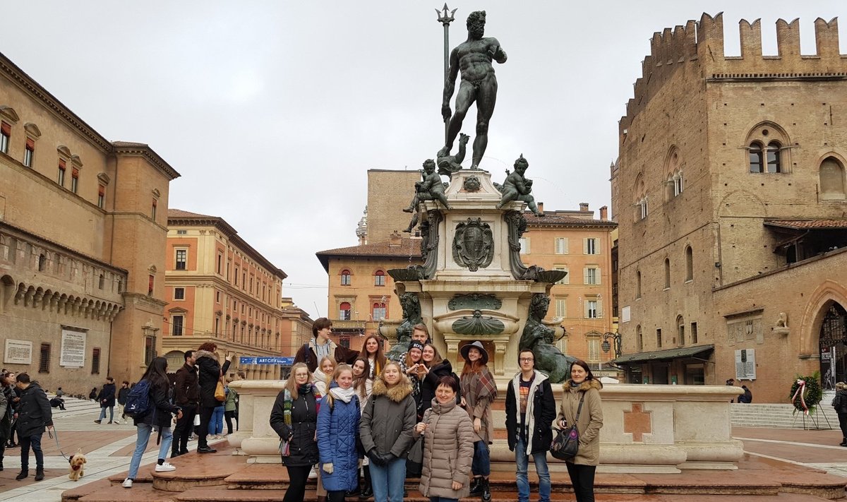 Mokinių kelionė į Italiją.