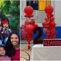 Kobe Bryanto žmona pasidalijo akimirkomis iš atsisveikinimo su tragiškai drauge su krepšininku žuvusia jų 13-mete dukra Gianna