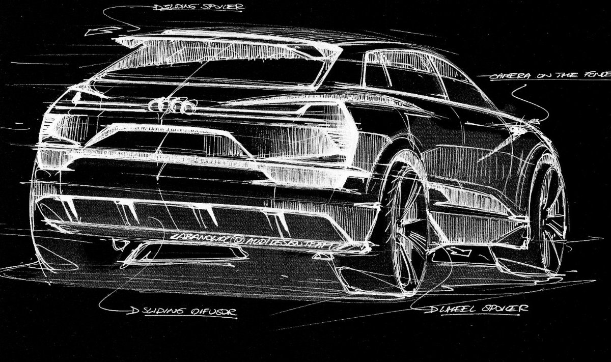 Kaip atrodys Audi elektromobilis