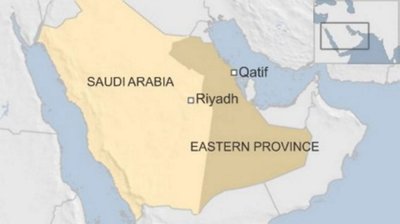 Saudo Arabijos žemėlapis, Rytinė provincija