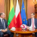 Skvernelis susitiko su Lenkijos premjeru Morawieckiu: apgailestavo, kad liko neišgirsti ES