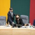 Sinkevičius sureagavo į Seimo pirmininkės pareiškimus: parlamentarų izoliavimo tvarka neprieštarauja Konstitucijai