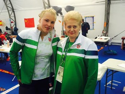 Rūta Meilutytė ir Dalia Grybauskaitė