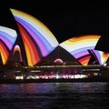 Šviesos ir muzika naujam gyvenimui prikėlė Sidnėjaus operos rūmus
