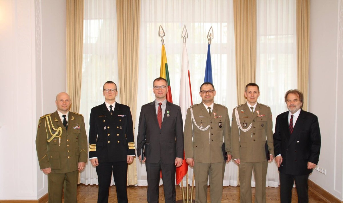 Wręczenie orderów dla LITPOLUKRBRIG. Foto: Ambasada Litwy w Polsce