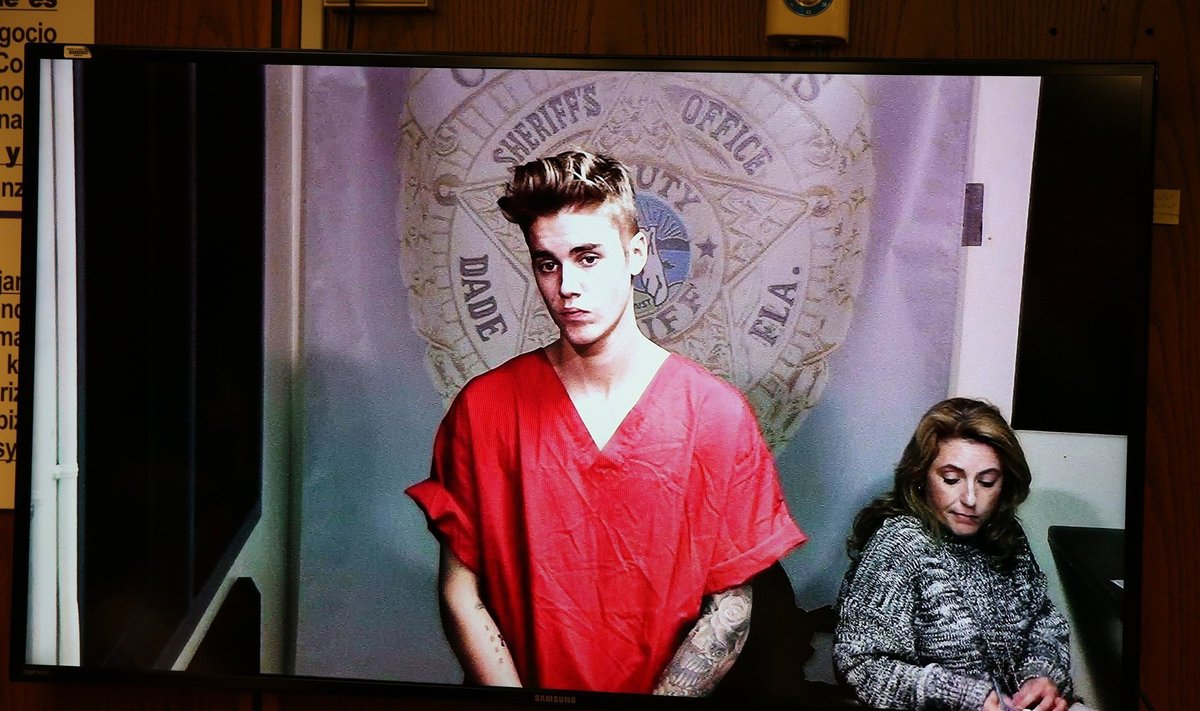 Floridoje sulaikytas J. Bieberis