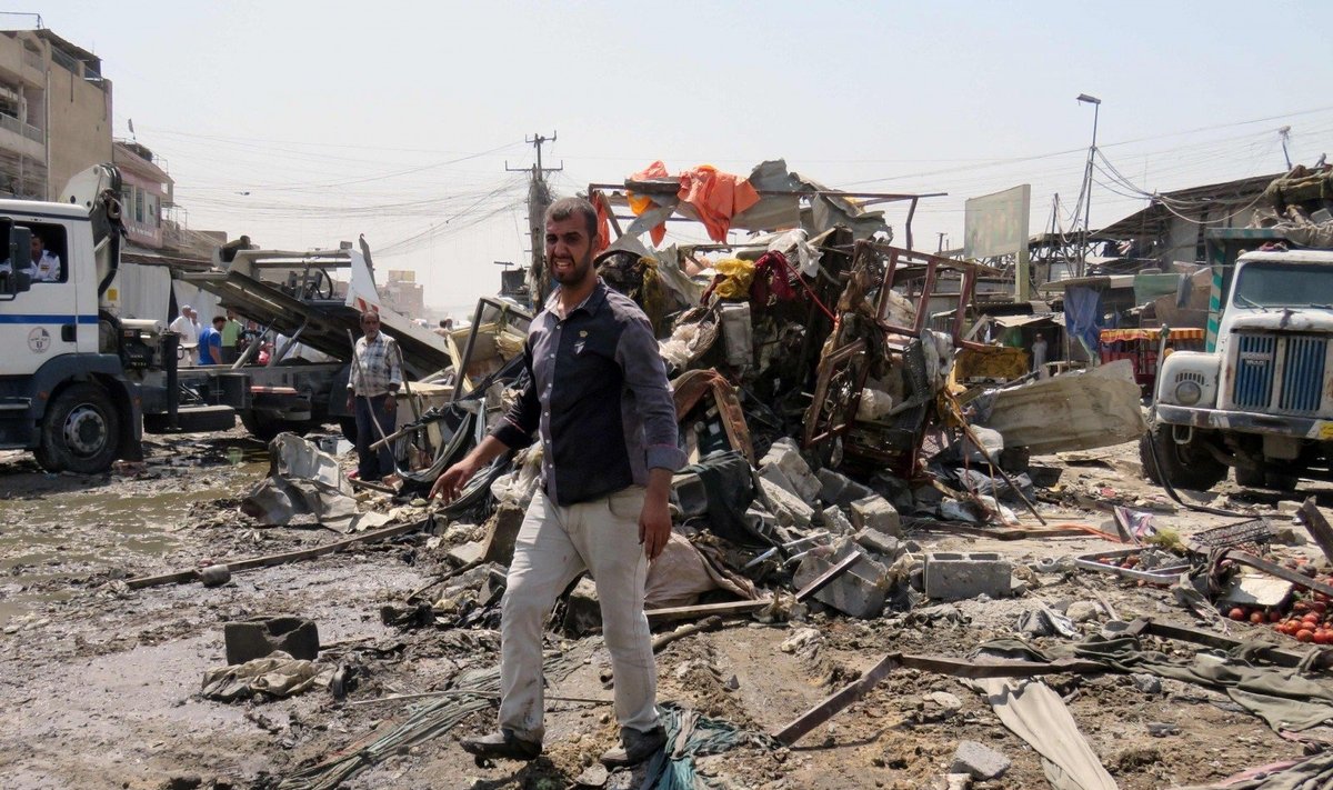 IS prisiėmė atsakomybę už 8 gyvybių pareikalavusį sprogdinimą Bagdade