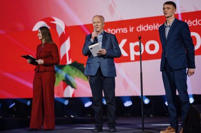 „eXpo“ 2022. Iš kairės: Andželika Rusteikienė, Vladas Lašas