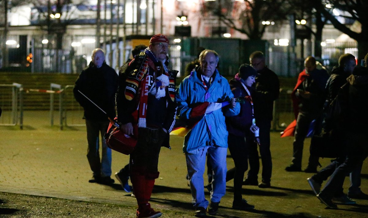Hanoveryje evakuotas stadionas prieš rungtynes tarp Vokietijos ir Olandijos