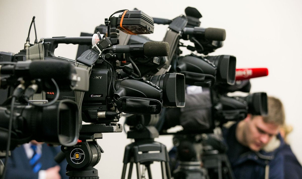 Press conference at the Presidential palace