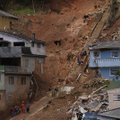 Potvynių ir žemių nuošliaužų aukų skaičius Brazilijoje išaugo iki 105