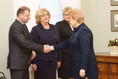 Saulius Skvernelis, Rimantė Šalaševičiūtė, Algimanta Pabedinskienė, Dalia Grybauskaitė