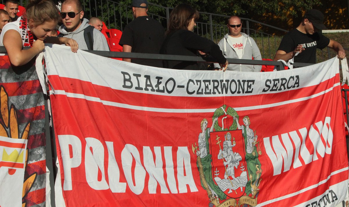 "Polonijos" klubno gerbėjai savo futbolininkų rungtynėse nesulaukė