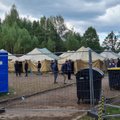 Policija atlieka ikiteisminį tyrimą dėl galimo plėšimo Rūdninkų migrantų stovykloje