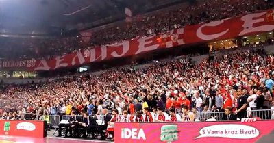 Belgrado „Crvena Zvezda“ klubo fanai