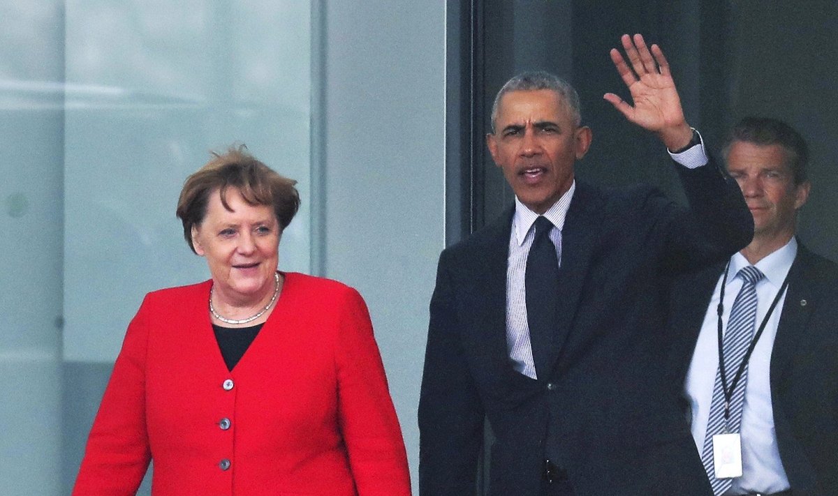 Angela Merkel, Barackas Obama