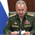 Rusija: gynybos ministras aplankė rusų karius Ukrainoje