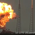 Vaizdo kamera užfiksavo raketos „Falcon“ sprogimo momentą