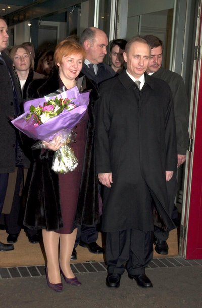 Putinas su žmona Liudmila