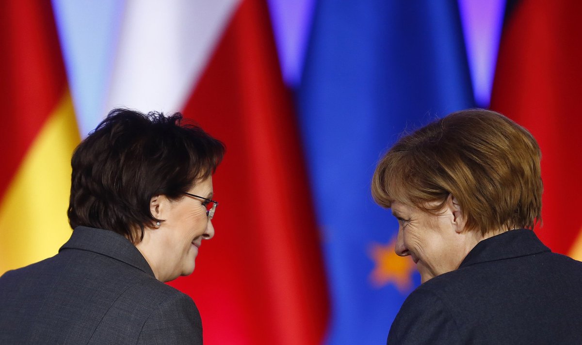 Angela Merkel ir Ewa Kopacz per 25-ias abiejų šalių susitaikymo metines