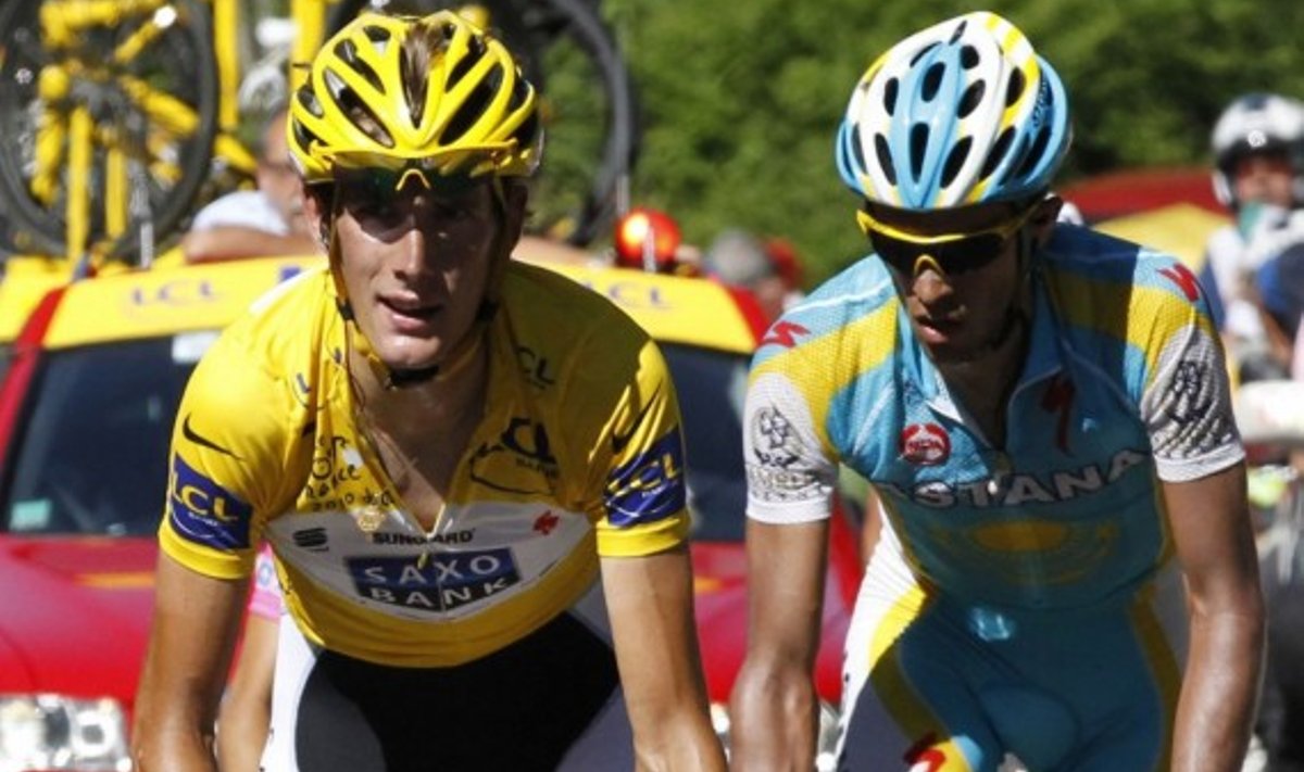 "Tour de France" tęsiasi A.Schlecko ir A.Contadoro dvikova