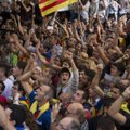 Visoje Ispanijoje vyko manifestacijos už referendumą dėl Katalonijos nepriklausomybės