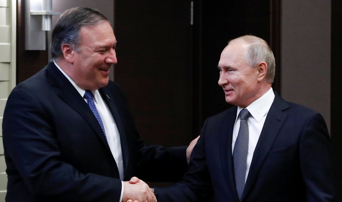 M.Pompeo ir Putino susitikimas