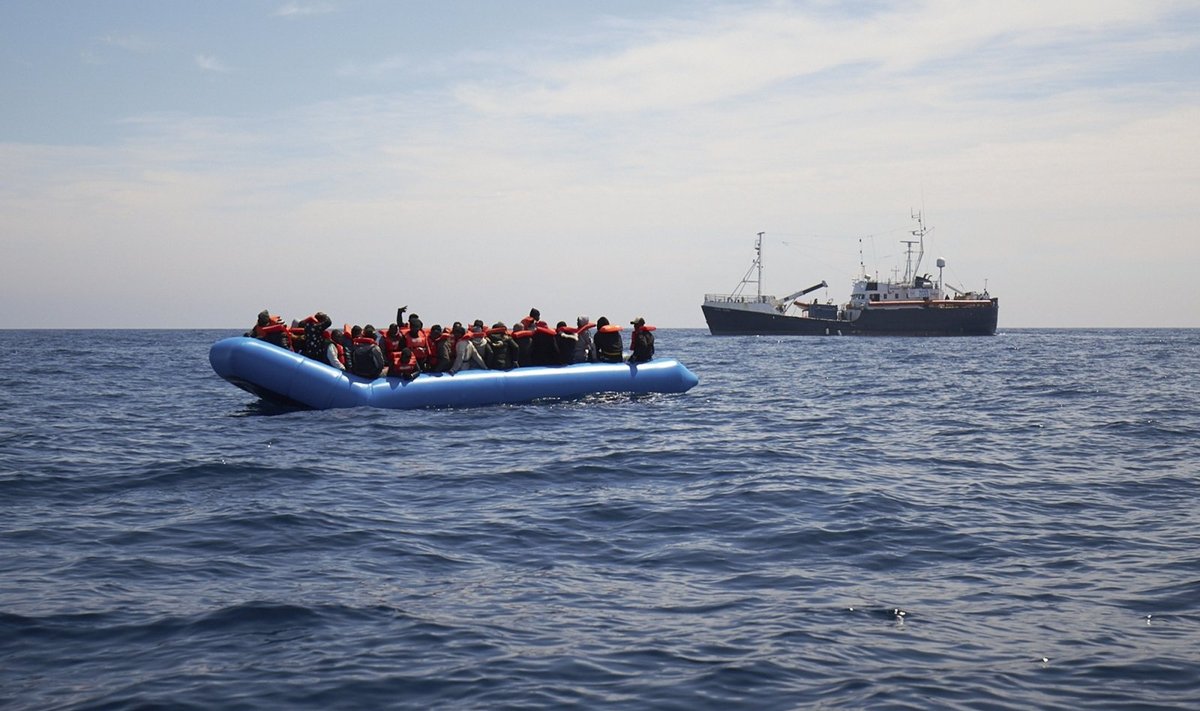 Migrantų valtis netoli Maltos krantų