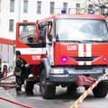 Vilniuje gaisras kilo daržovių sandėlyje