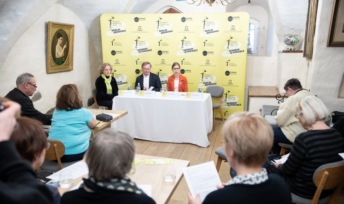 Vilniaus Festivalio 2024 spaudos konferencija
