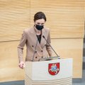 Čmilytė-Nielsen palaiko idėją iš Seimo narių reikalauti galimybių paso