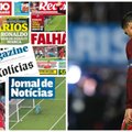 Nusigręžia ir savi: Portugalija jau skalpuoja vilčių nepateisinantį C. Ronaldo