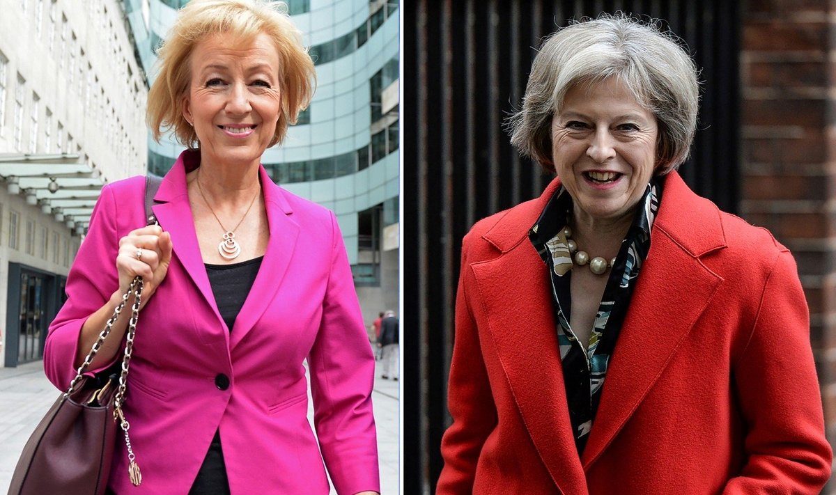 Theresa May ir Andrea Leadsom