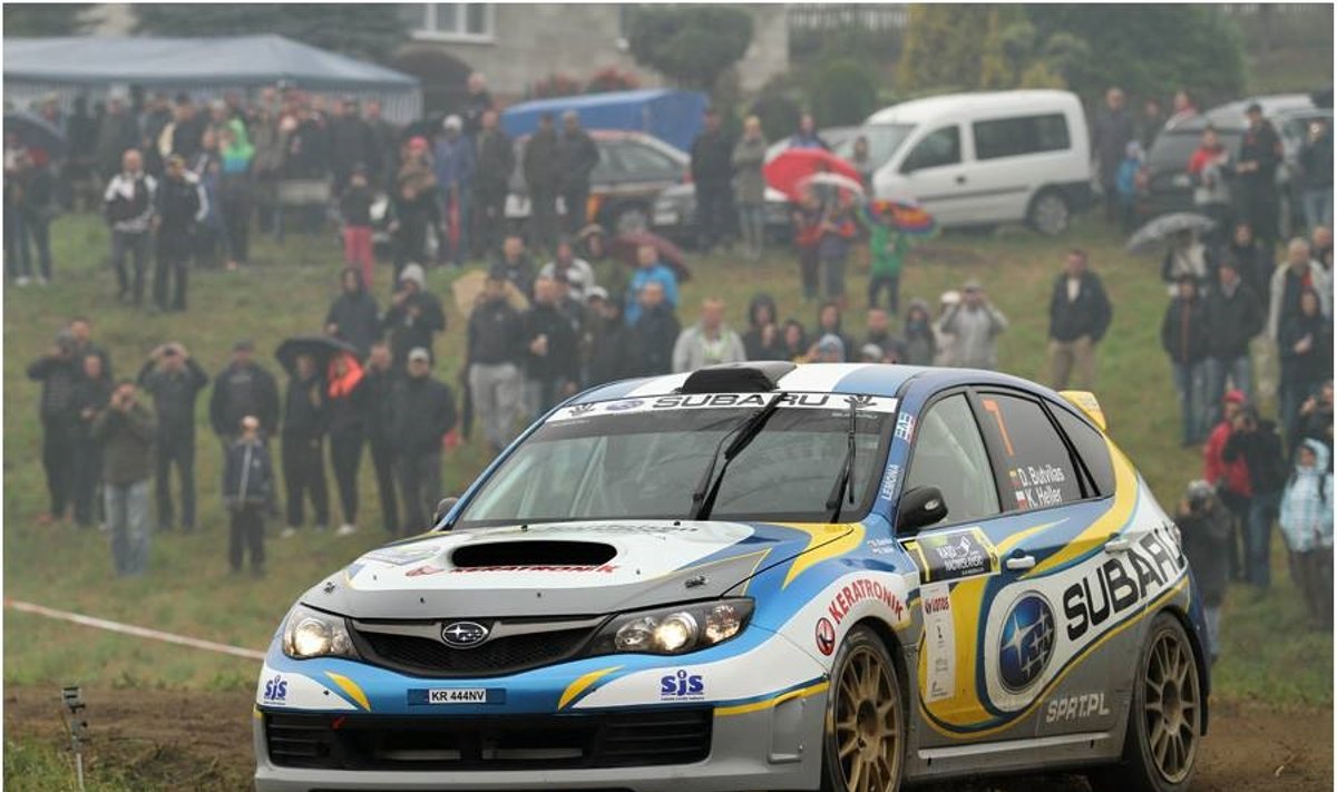Dominykas Butvilas ralyje  ("Subaru Poland Rally Team" nuotr.) 