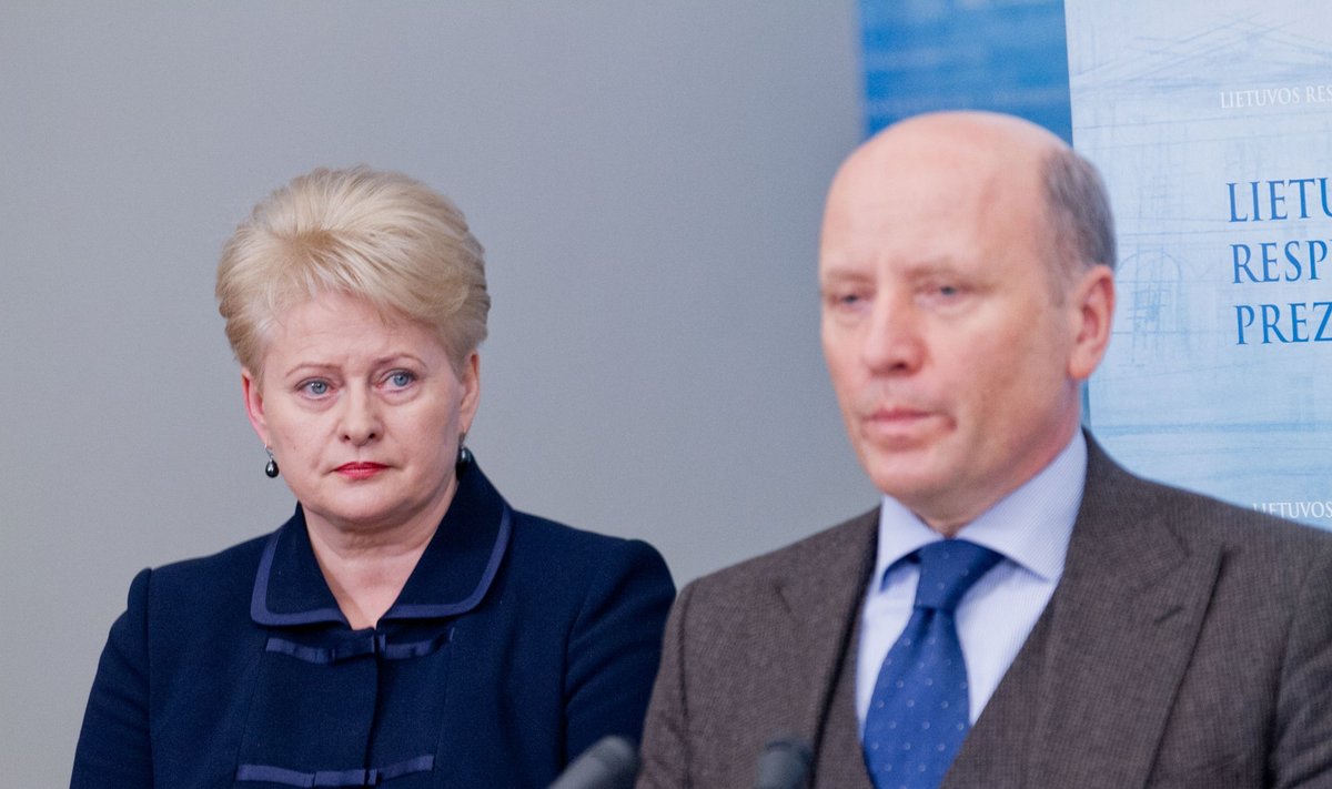 Dalia Grybauskaitė ir Raimundas Palaitis