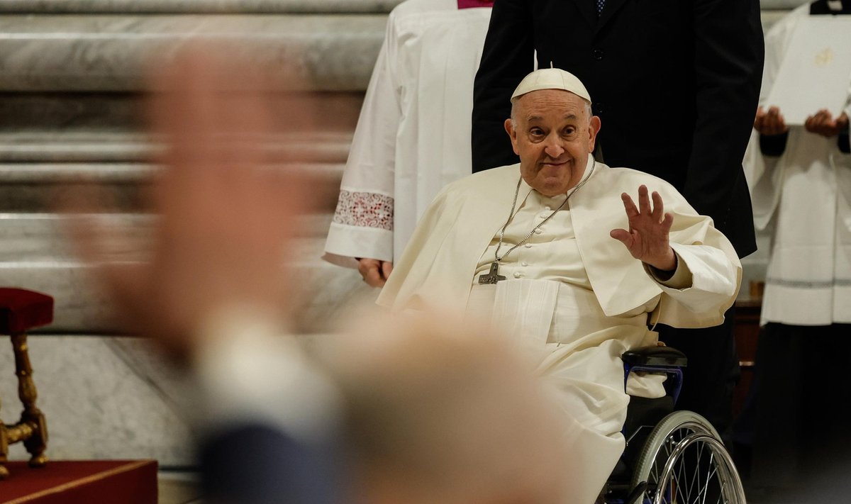 Popiežius Pranciškus vadovavo Velykų mišioms