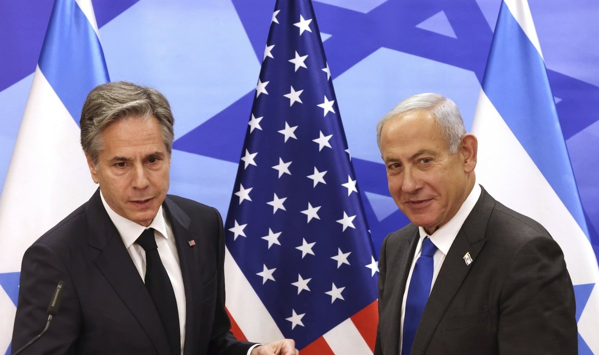 Antony Blinkenas, Benjaminas Netanyahu