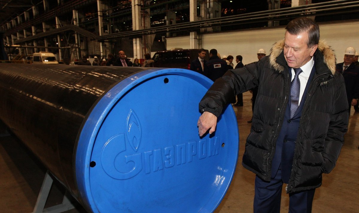 Gazprom vadovasAleksejus Mileris