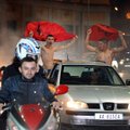 Iš Belgrado parskridę Albanijos rinktinės žaidėjai sutikti kaip didvyriai